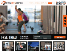 Tablet Screenshot of bodyenvyfitness.com